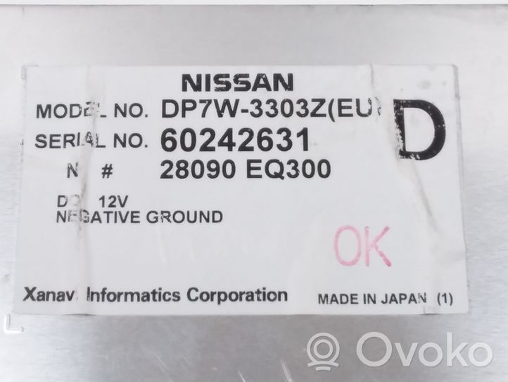 Nissan X-Trail T30 Écran / affichage / petit écran DP7W3303Z