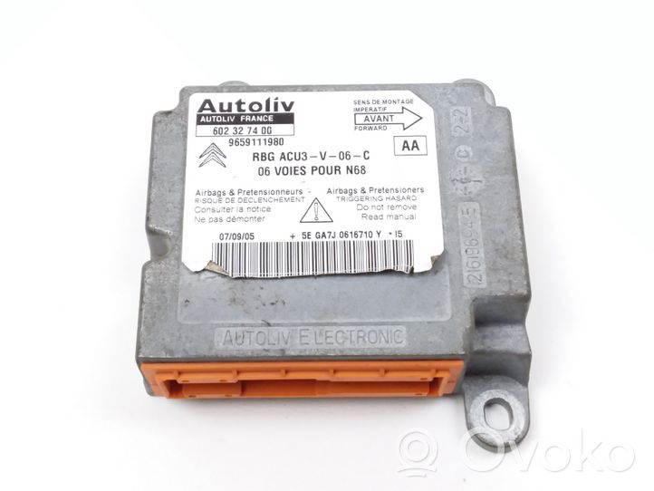 Citroen Xsara Picasso Module de contrôle airbag 602327400