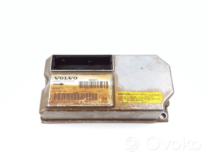 Volvo S60 Oro pagalvių valdymo blokas 0285001254