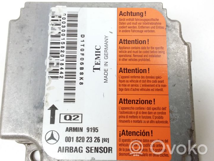 Mercedes-Benz E W210 Module de contrôle airbag 0018202326