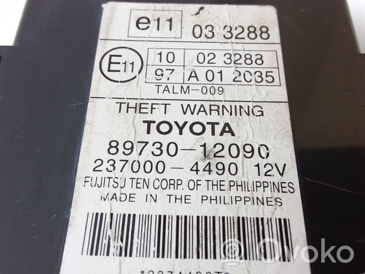 Toyota Auris 150 Hälytyksen ohjainlaite/moduuli 8973012090