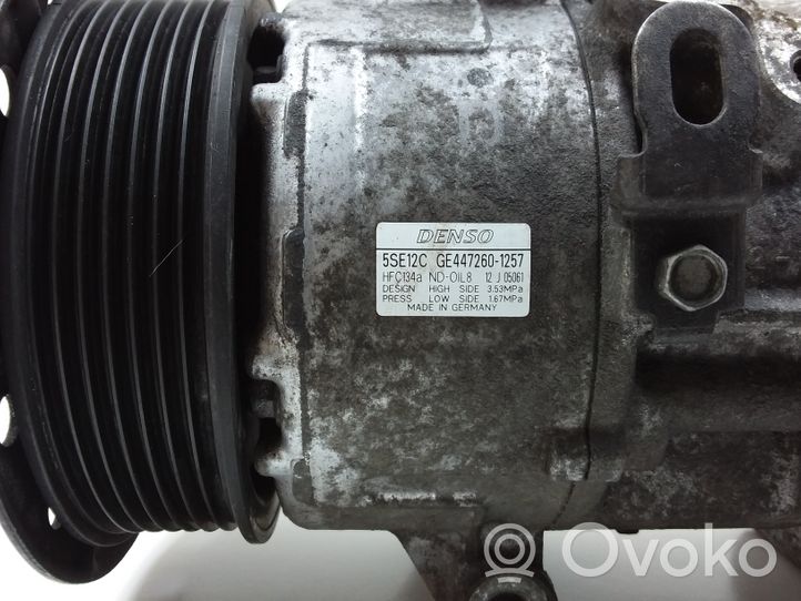 Toyota Auris 150 Ilmastointilaitteen kompressorin pumppu (A/C) 4472601257