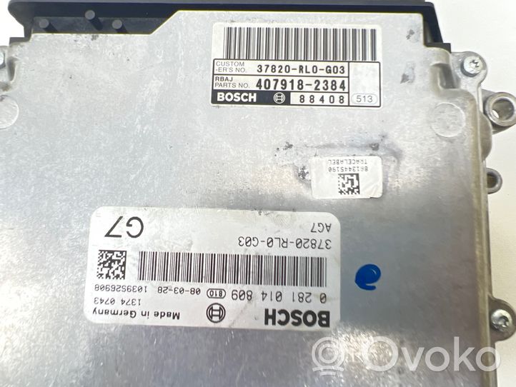 Honda Accord Komputer / Sterownik ECU silnika 0281014809