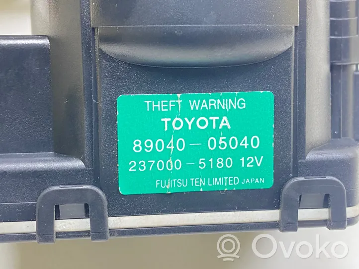 Toyota Verso Alarmes antivol sirène 8904005040