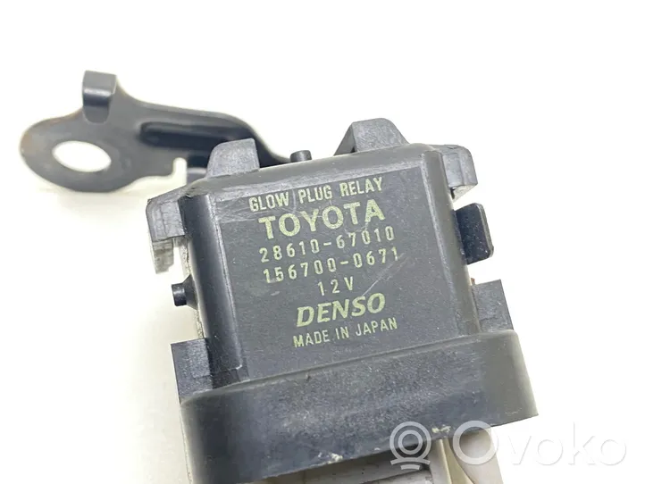 Toyota Verso Hehkutulpan esikuumennuksen rele 2861067010