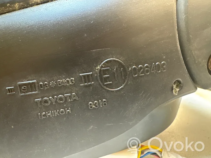 Toyota Urban Cruiser (XP110) Elektryczne lusterko boczne drzwi przednich E11026403