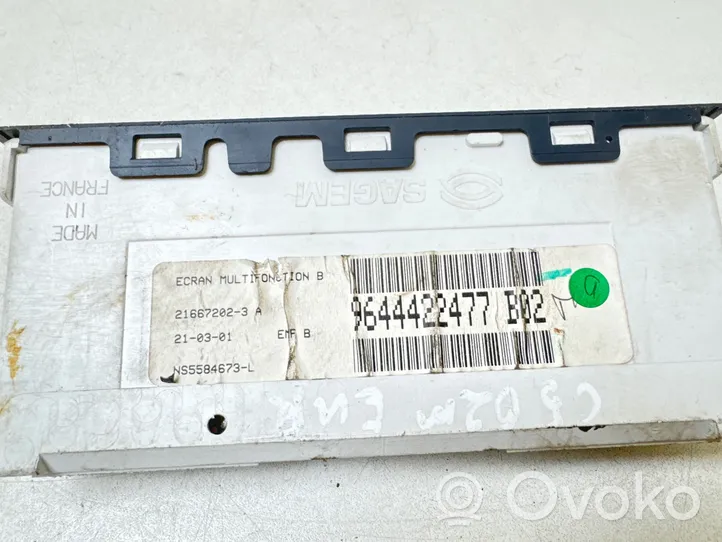 Citroen C5 Monitor / wyświetlacz / ekran 9644422477