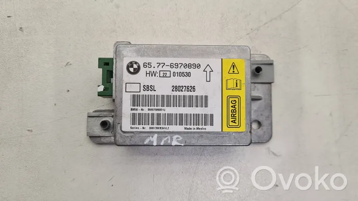 BMW 7 E65 E66 Module de contrôle airbag 6970890