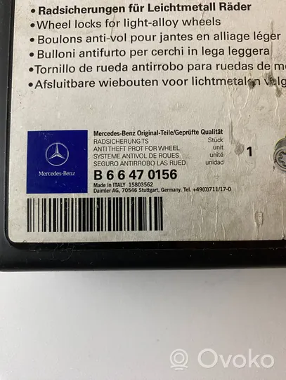 Mercedes-Benz S W221 Écrous de roue antivol B66470156