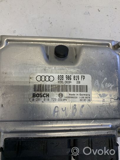 Audi A4 S4 B6 8E 8H Calculateur moteur ECU 038906019FP