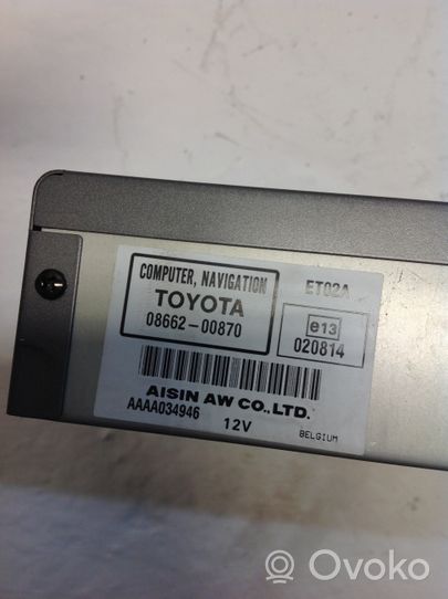 Toyota Avensis T250 Unité de navigation Lecteur CD / DVD 0866200870