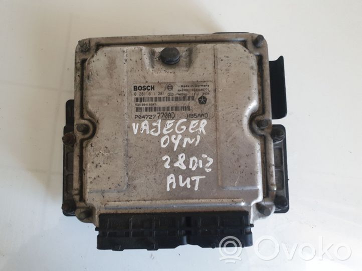 Chrysler Voyager Sterownik / Moduł ECU 0281011281