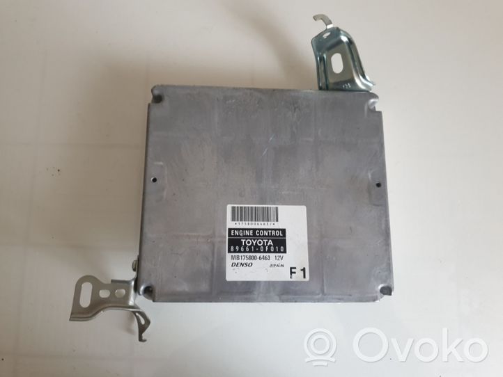 Toyota Corolla Verso E121 Sterownik / Moduł ECU 896610F010