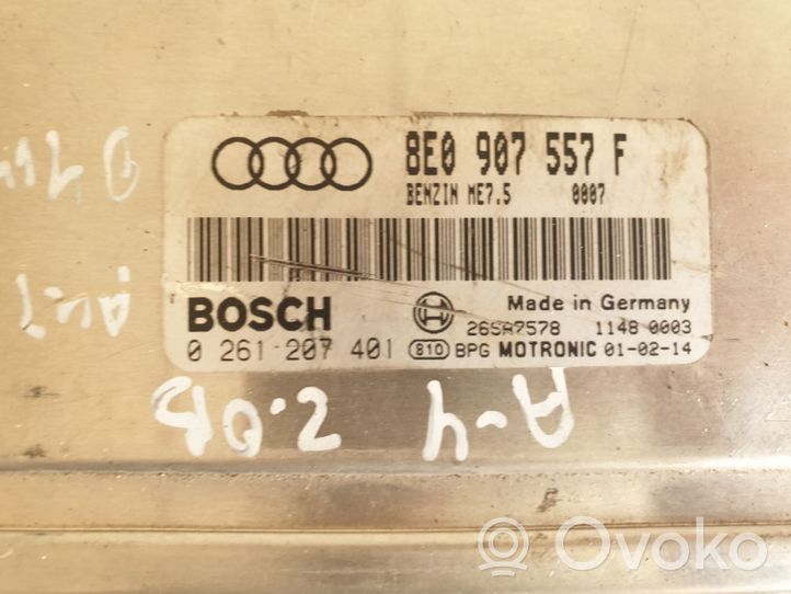 Audi A4 S4 B5 8D Centralina/modulo del motore 8E0907557F