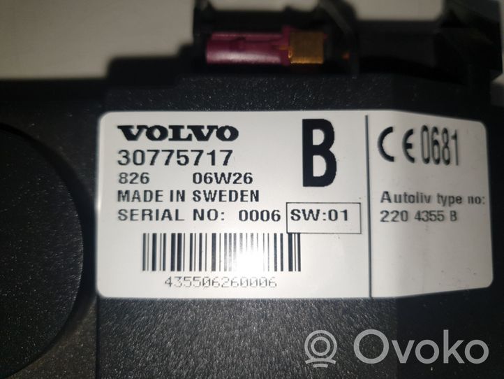 Volvo S40, V40 Puhelimen käyttöyksikkö/-moduuli 30775717