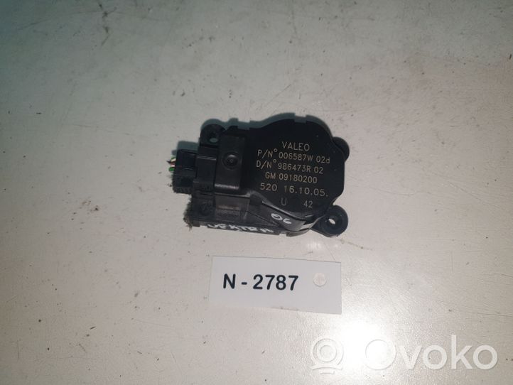 Opel Vectra C Moteur actionneur de volet de climatisation 09180200