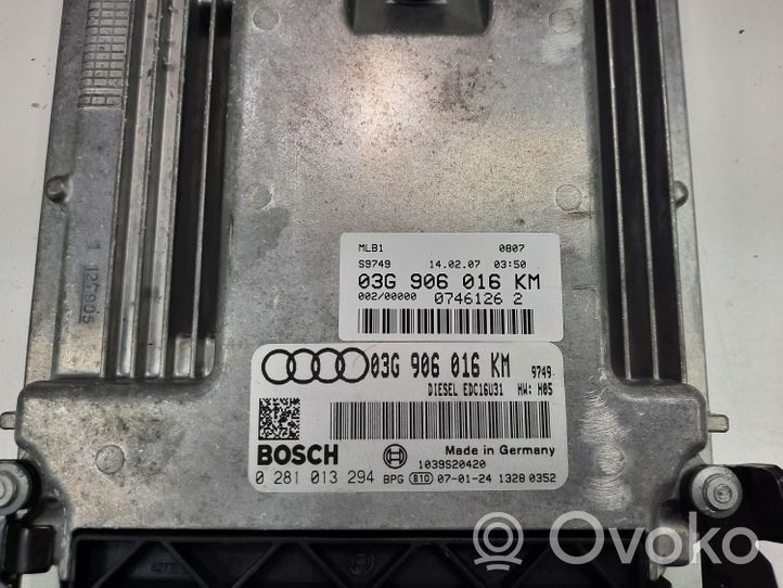 Audi A4 S4 B7 8E 8H Centralina/modulo del motore 03G906016KM