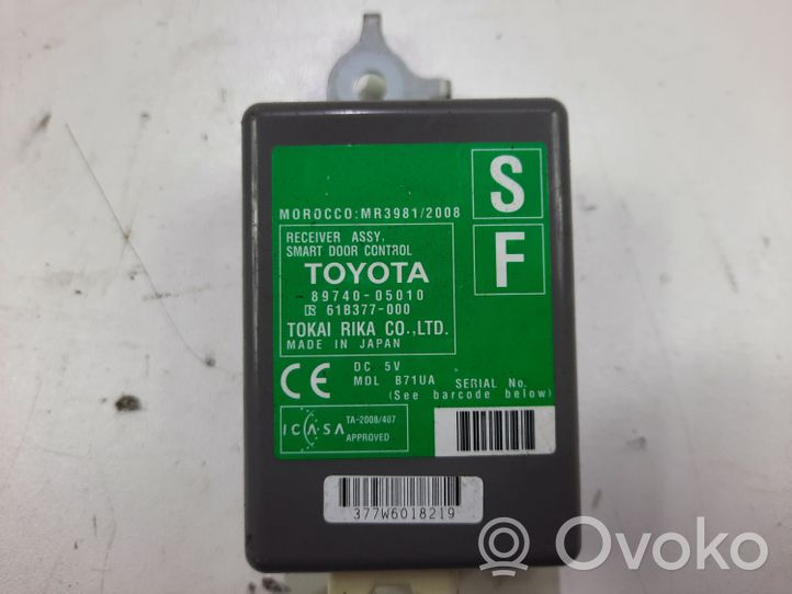 Toyota Avensis T270 Unité de commande module de porte 8974005010