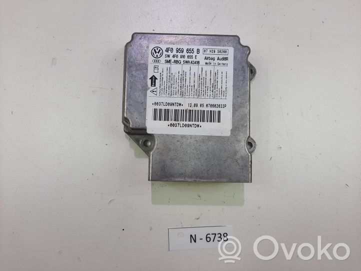 Audi A6 S6 C6 4F Oro pagalvių valdymo blokas 4F0959655B