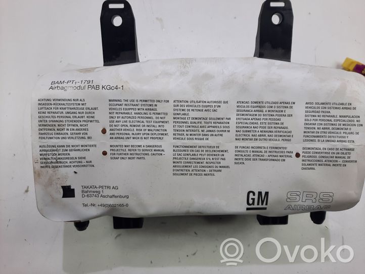 Opel Meriva B Airbag del passeggero 306564710AB