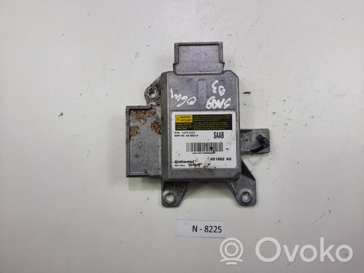 Saab 9-3 Ver2 Gaisa spilvenu vadības bloks 12771237