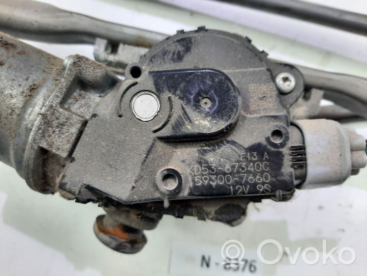 Mazda CX-5 Tringlerie et moteur d'essuie-glace avant KD5367340C