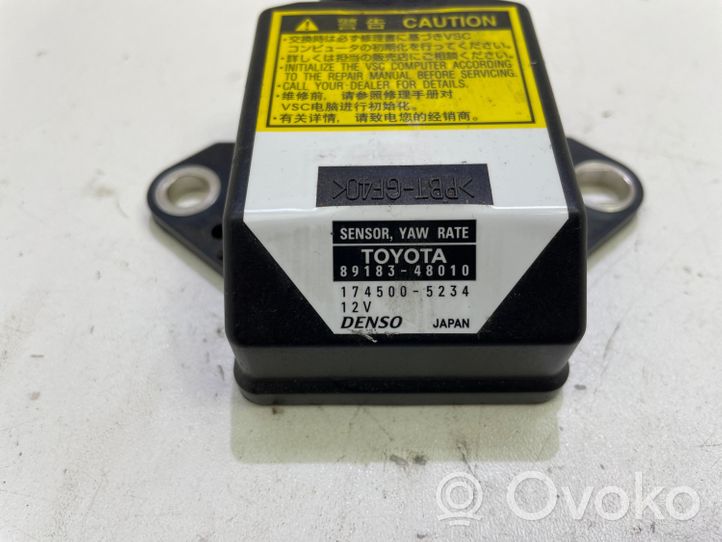 Toyota Prius (XW20) Sensore di imbardata accelerazione ESP 8918348010