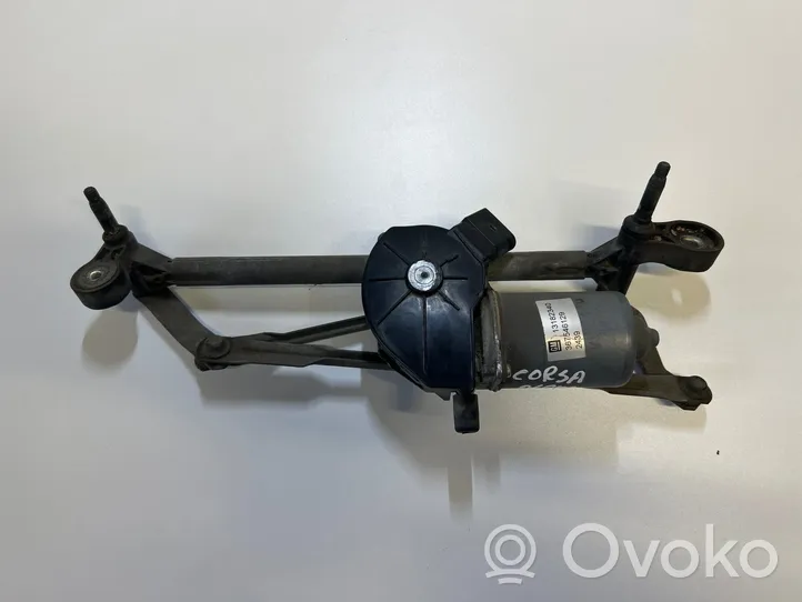 Opel Corsa D Etupyyhkimen vivusto ja moottori 13182340