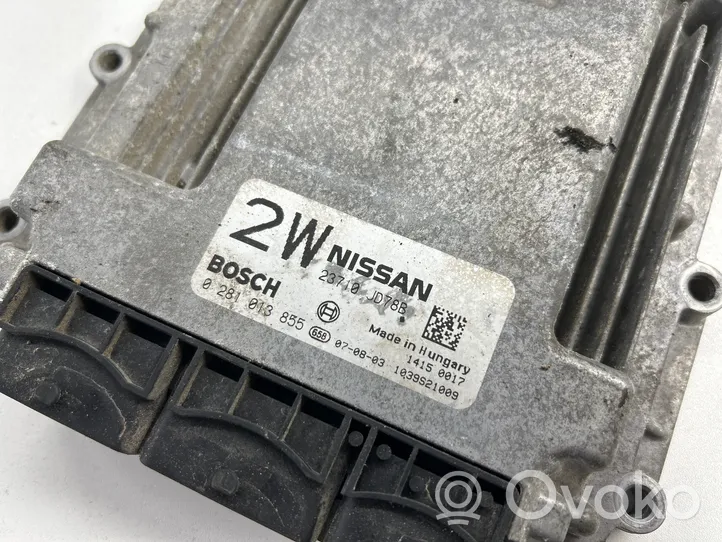 Nissan Qashqai Dzinēja vadības bloks 23710JD78B