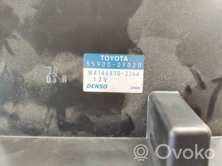 Toyota Corolla Verso E121 Unité de contrôle climatique 559000F020