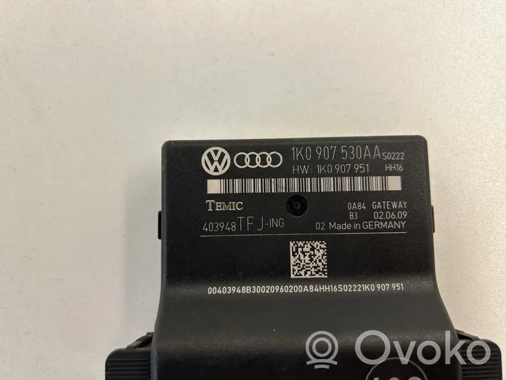 Skoda Superb B6 (3T) Module de passerelle 1K0907530AA