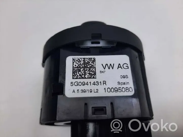 Volkswagen Polo VI AW Panelės apšvietimo reguliavimo jungtukas 5G0941431R