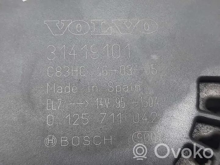 Volvo V40 Generaattori/laturi 31419101