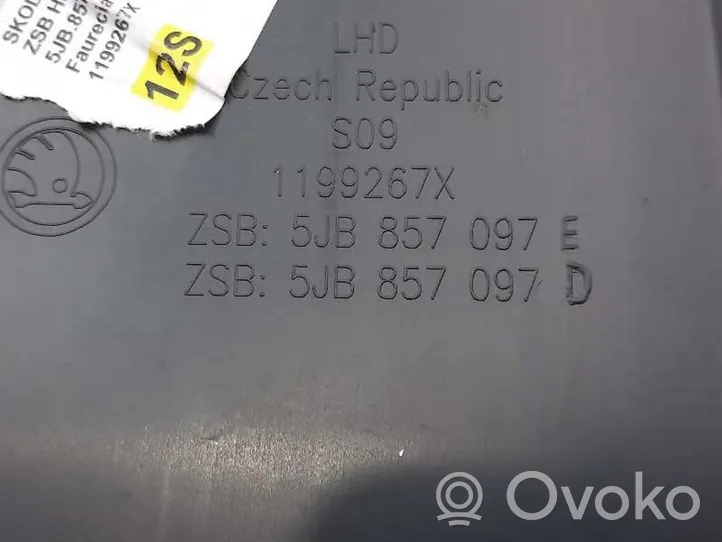 Skoda Rapid (NH) Vano portaoggetti 5JB857097E