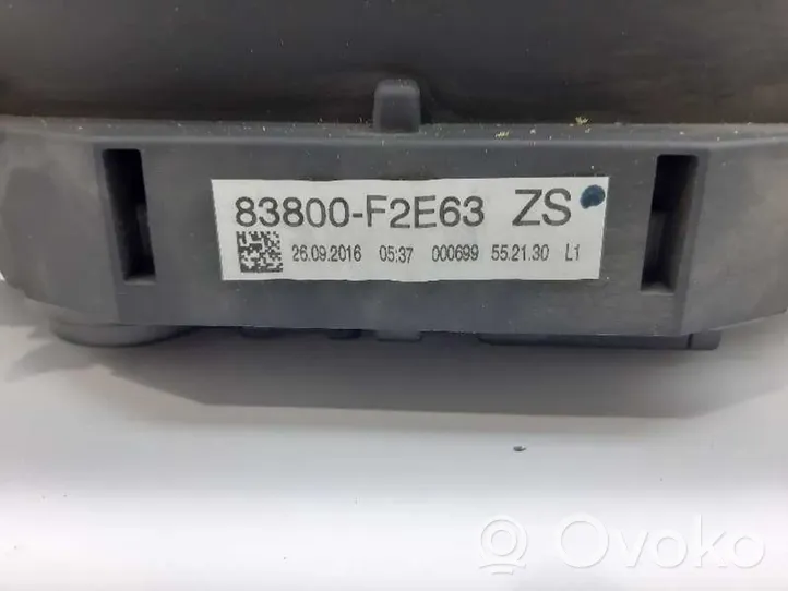 Toyota Auris E180 Compteur de vitesse tableau de bord 83800F2E63ZS