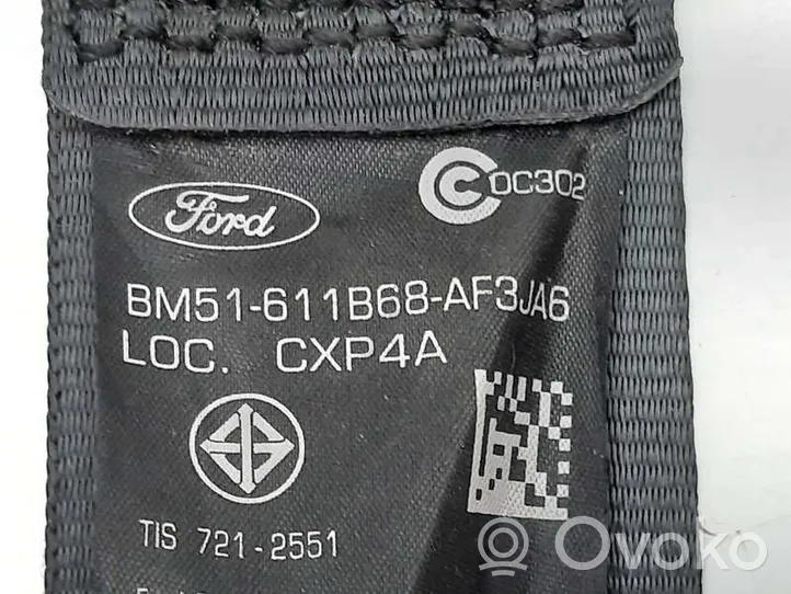Ford Focus C-MAX Ceinture de sécurité arrière BM51611B68AF3JA6