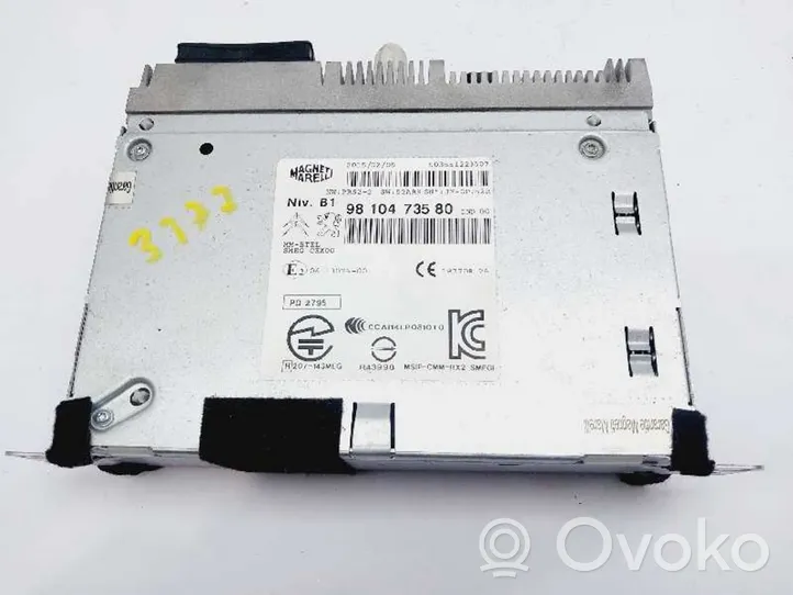 Citroen C4 Cactus Moduł / Sterownik dziku audio HiFi 9810473580