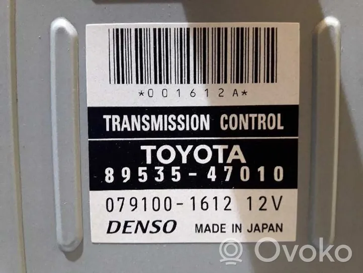 Toyota Prius (XW10) Module de contrôle de boîte de vitesses ECU 8953547010