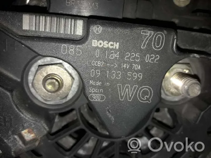 Opel Agila A Generaattori/laturi 0124225022