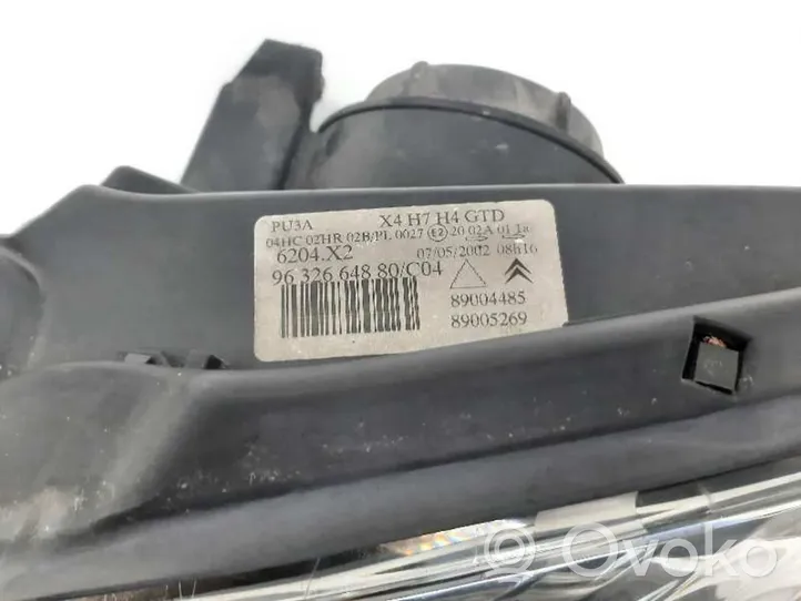 Citroen C5 Lampa przednia 9632664880