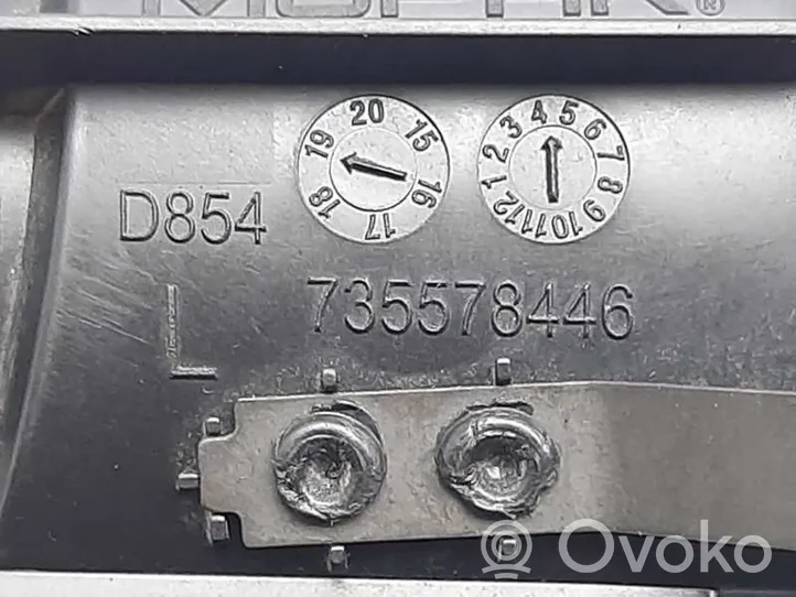 Fiat 500E Dysze / Kratki środkowego nawiewu deski rozdzielczej 735578446