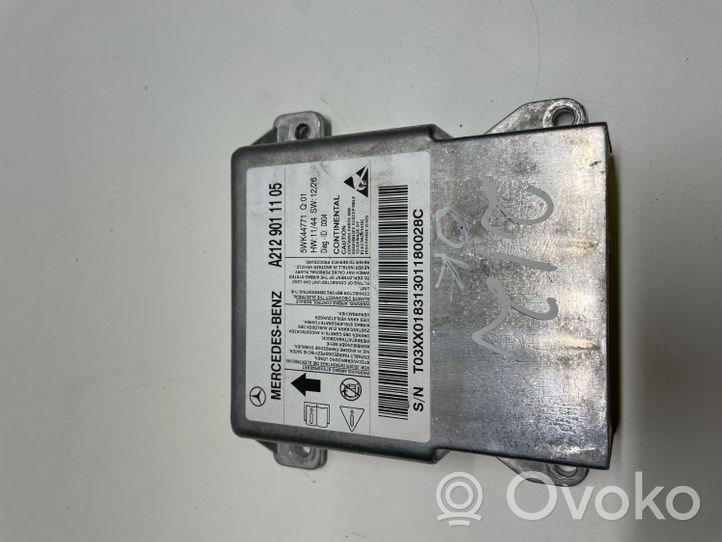 Mercedes-Benz E W212 Module de contrôle airbag A2129011105