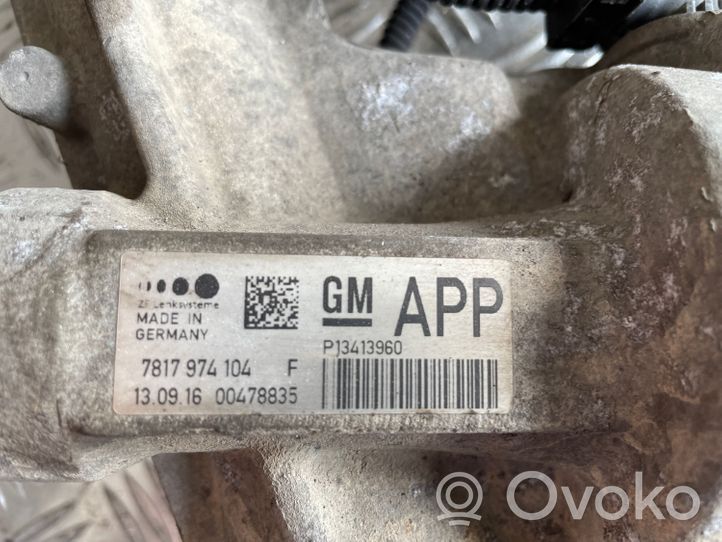 Opel Zafira C Cremagliera dello sterzo 7817974104F