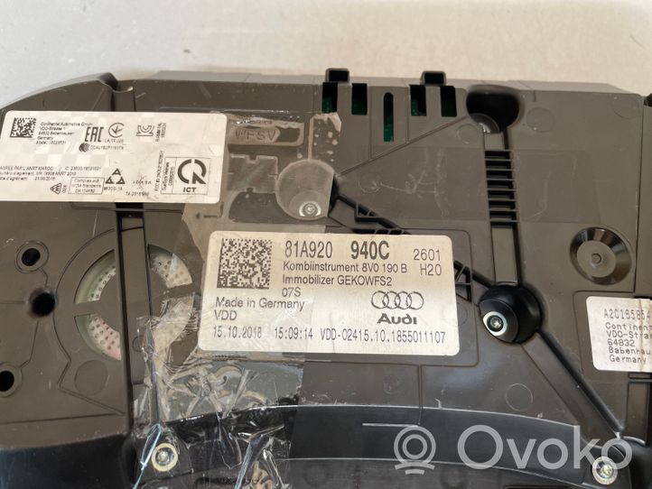 Audi Q2 - Tachimetro (quadro strumenti) 81A920940C