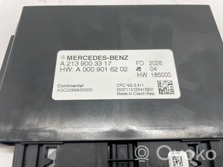 Mercedes-Benz GLA H247 Muut ohjainlaitteet/moduulit A2139003317