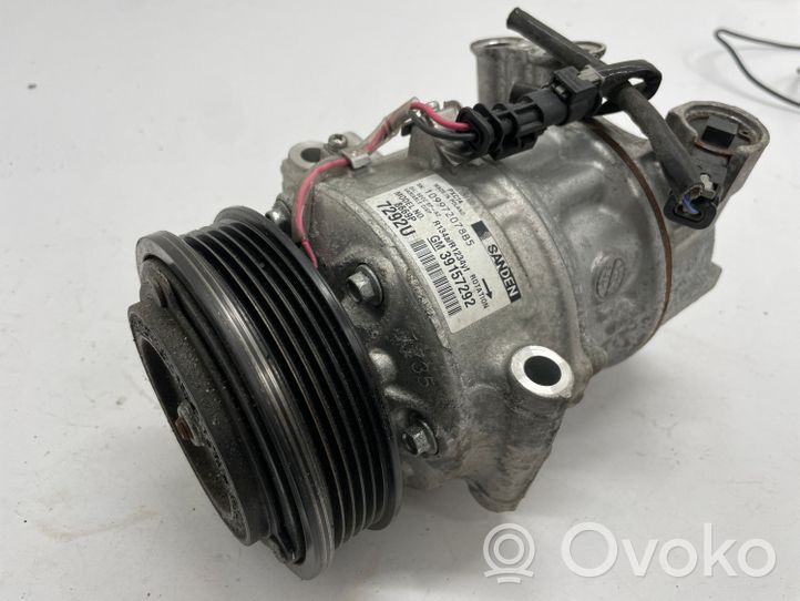 Opel Insignia B Compressore aria condizionata (A/C) (pompa) 39157292