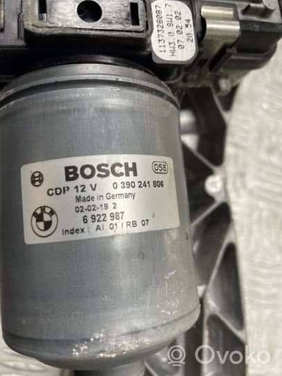 BMW 7 E65 E66 Tringlerie et moteur d'essuie-glace avant 7078207