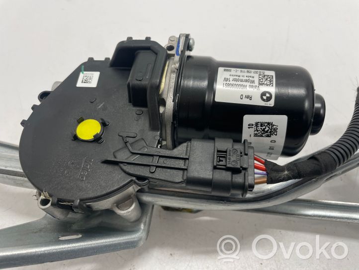 BMW 3 G20 G21 Tringlerie et moteur d'essuie-glace avant W000090851