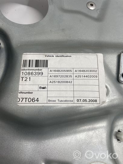 Mercedes-Benz R W251 Etuikkunan nostomekanismi ilman moottoria A1648205985