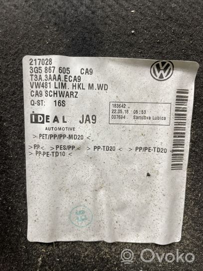 Volkswagen PASSAT B8 Takaluukun alaosan verhoilusarja 3G5867605